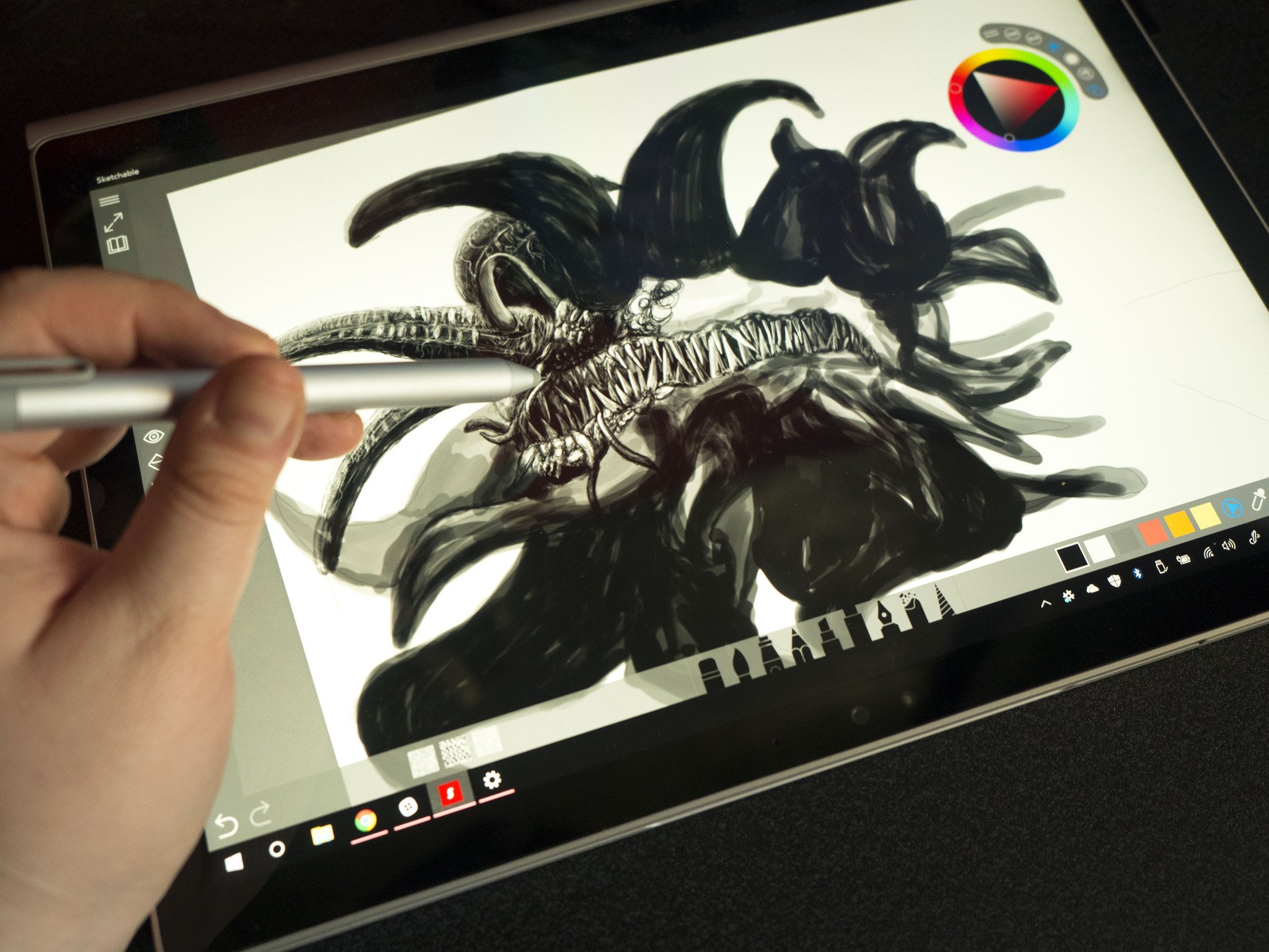 Surface book sketchable drawing