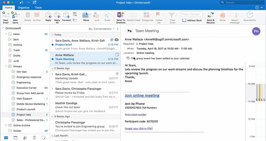 Microsoft rolls out support for Groups to Outlook on Mac, Android, and iOS