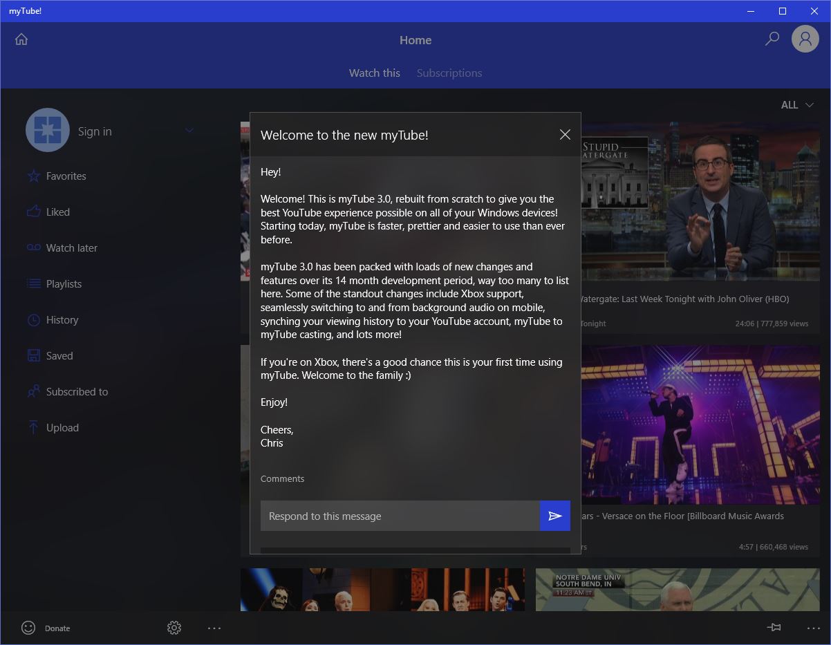 MyTube gets huge update with new design, Xbox One support, and much more