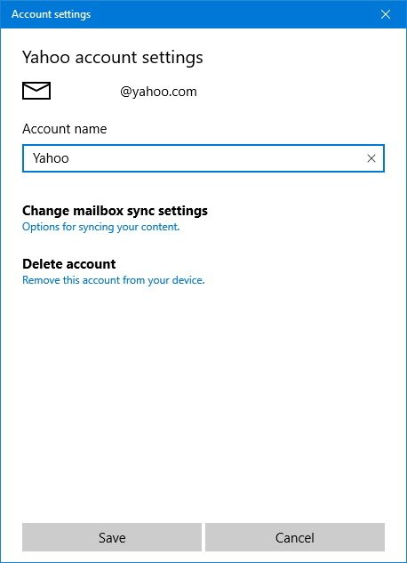 cant connect to the account yahoo