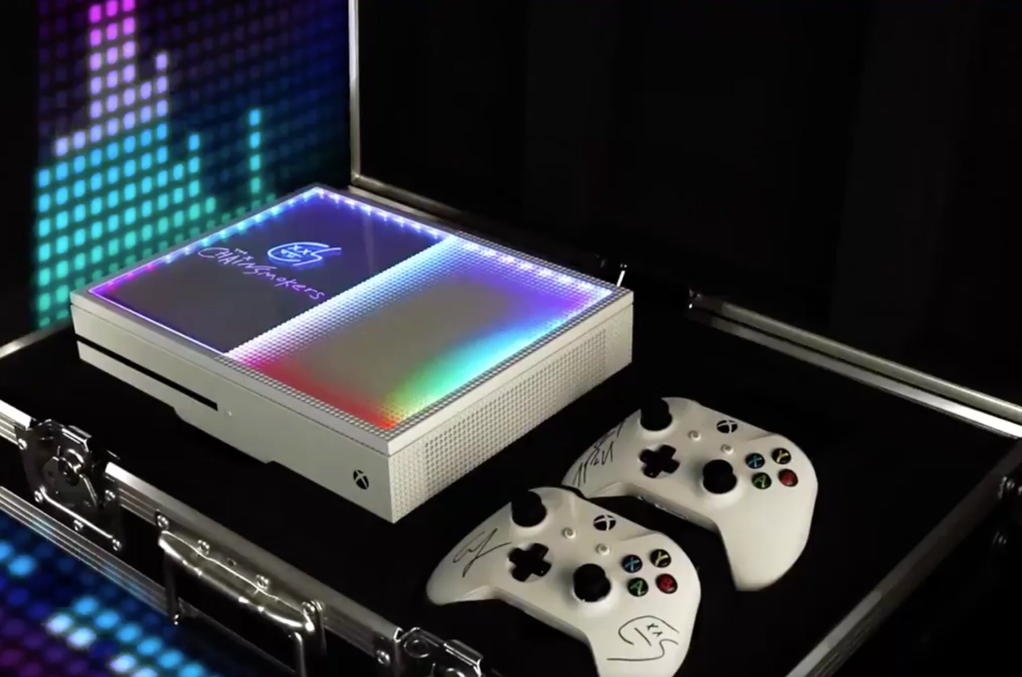 Microsoft shows off custom Chainsmokers Xbox One S as part ...