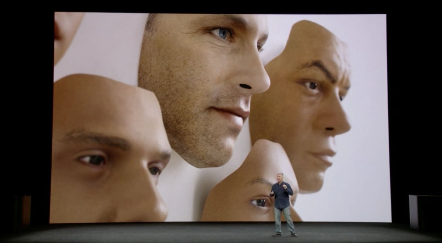 Actual masks used to test Face ID
