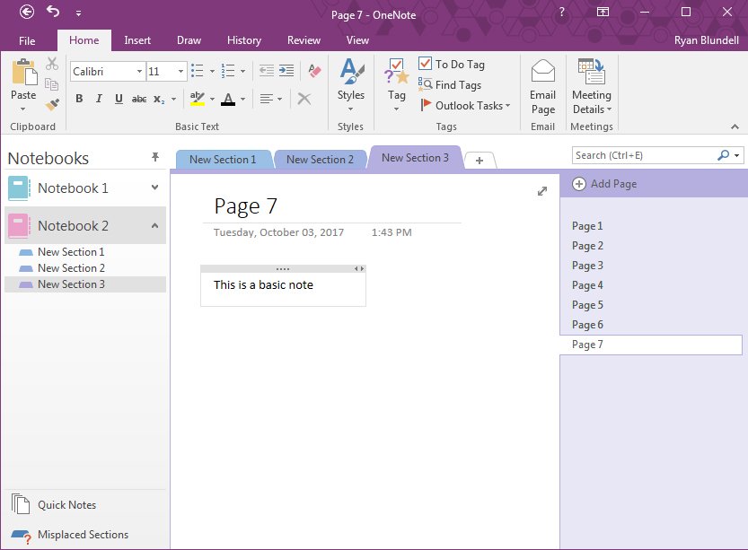 how to print to onenote without adding all the page tabs