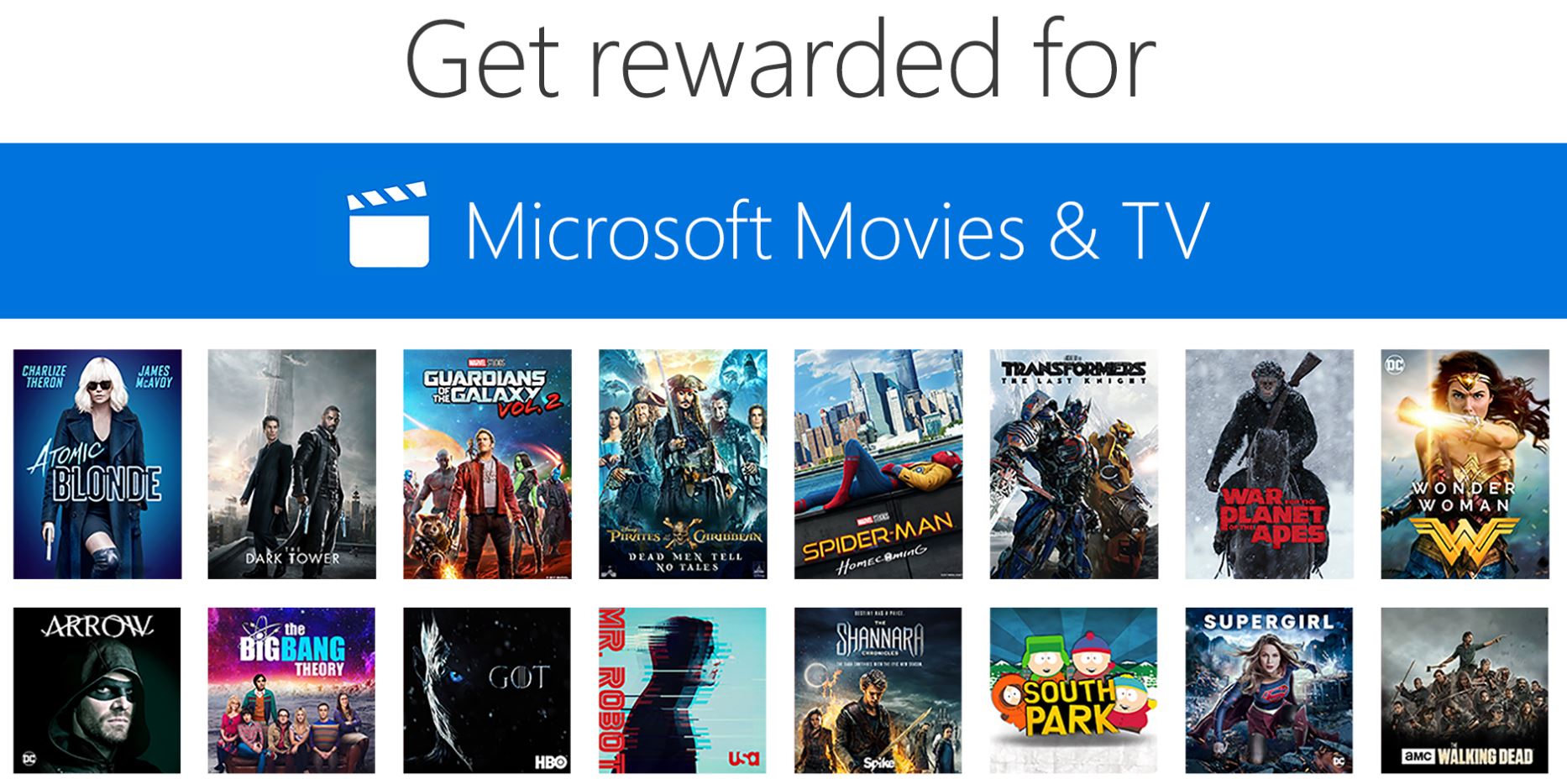 Earn extra Xbox Live Rewards for using Microsoft Movies & TV