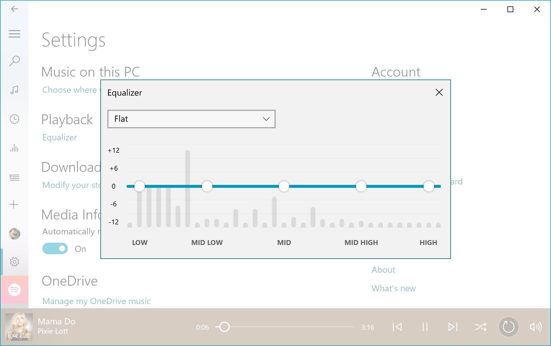 Groove Music adds an equalizer for Fast ring Insiders
