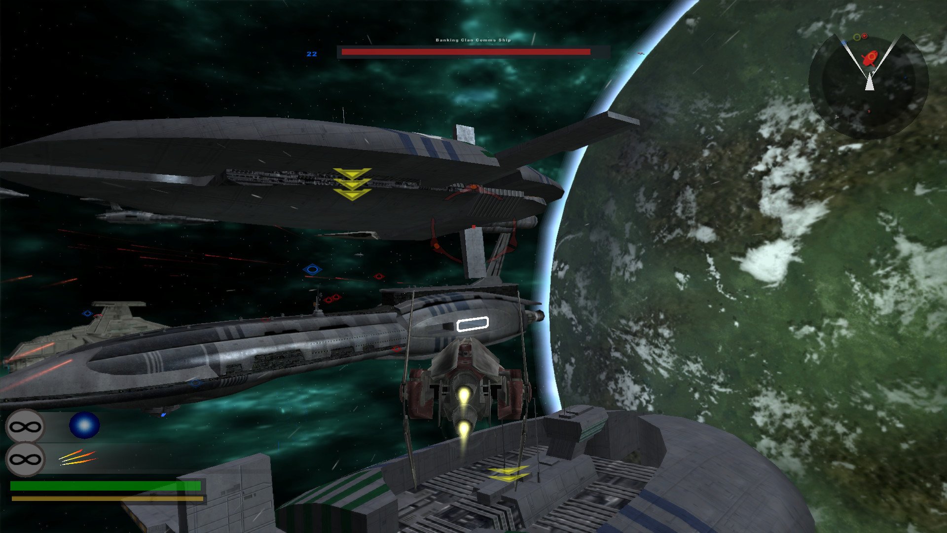 Image result for star wars battlefront 2 2005 space battle