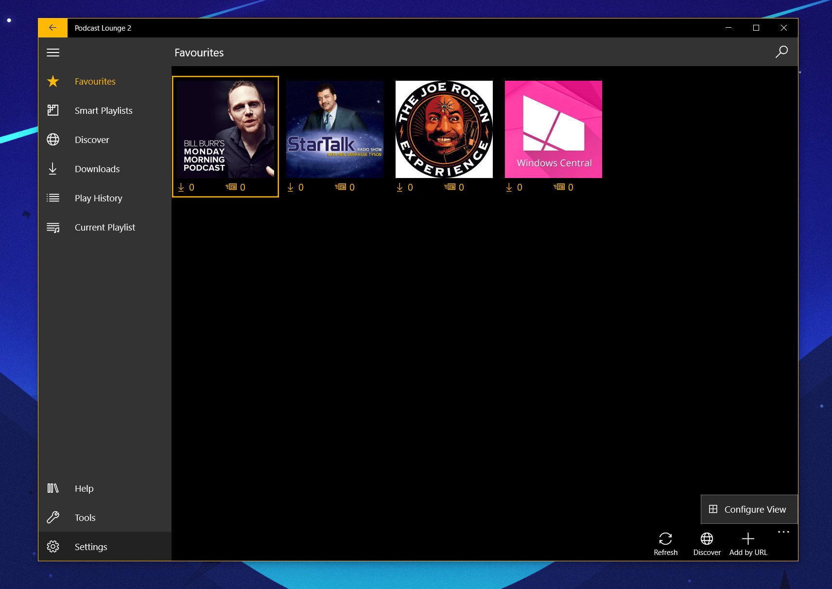 Podcast Lounge 2 hits open beta for Windows 10 PC and Mobile