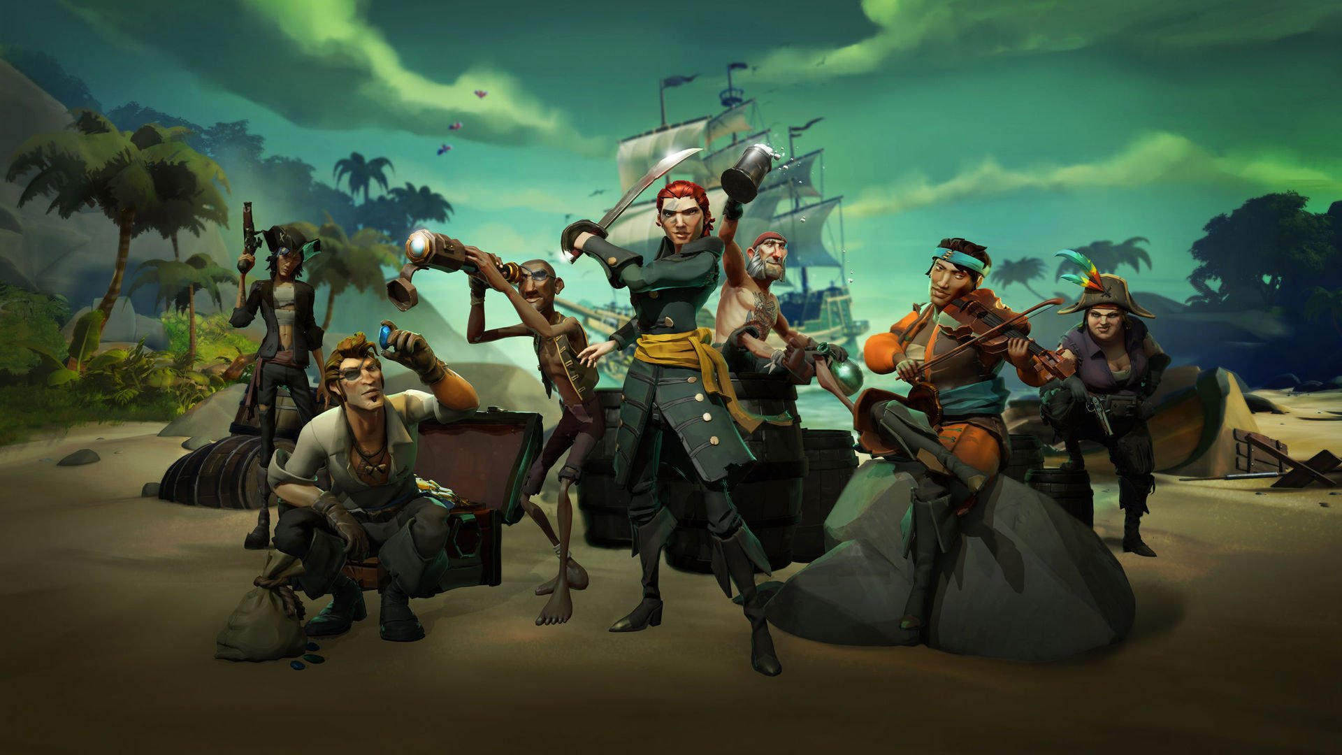 Sea of Thieves update brings Skeleton Thrones event, color blind accessibility
