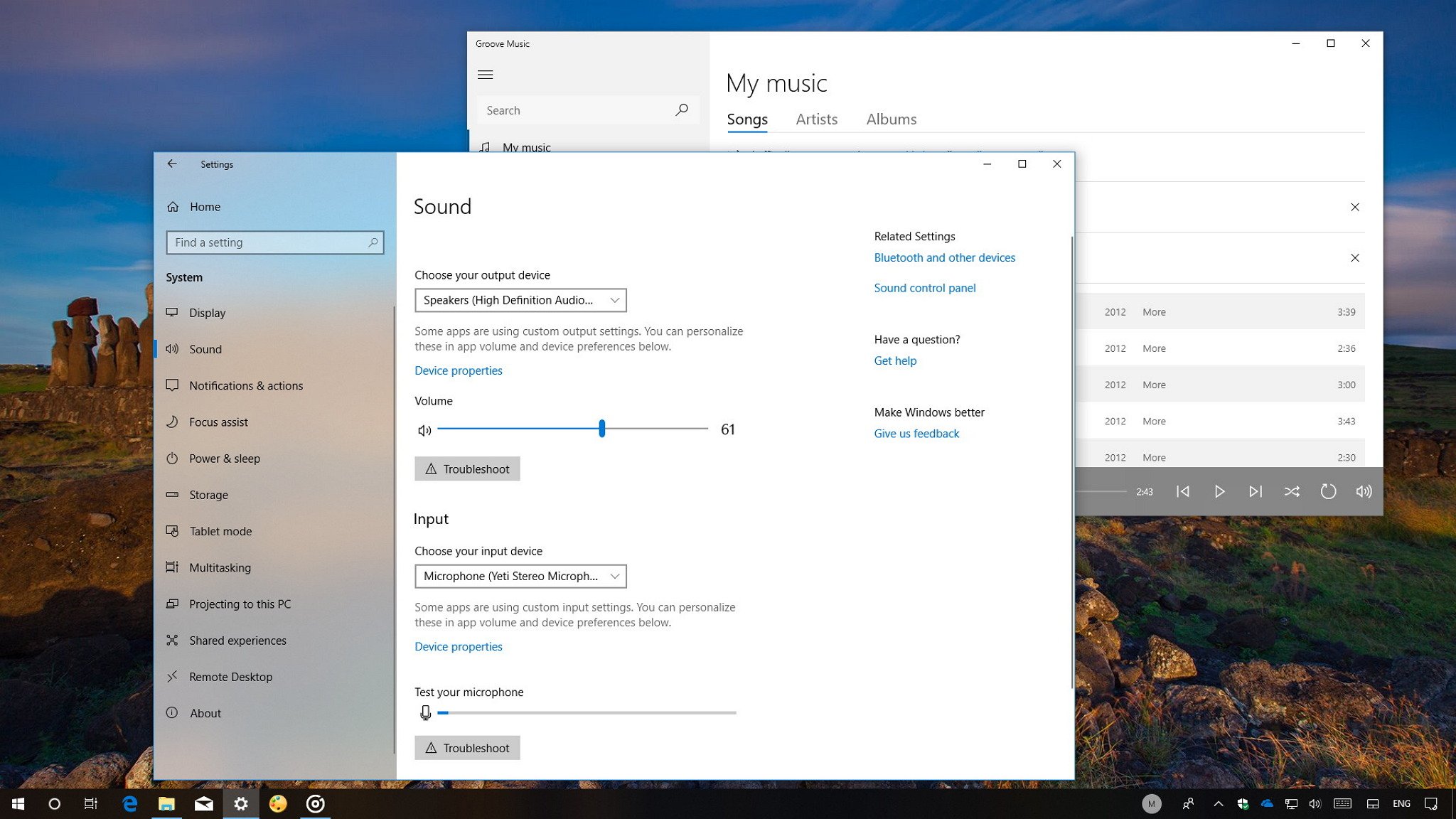 How To Manage Sound Settings On Windows 10 April 2018 Update