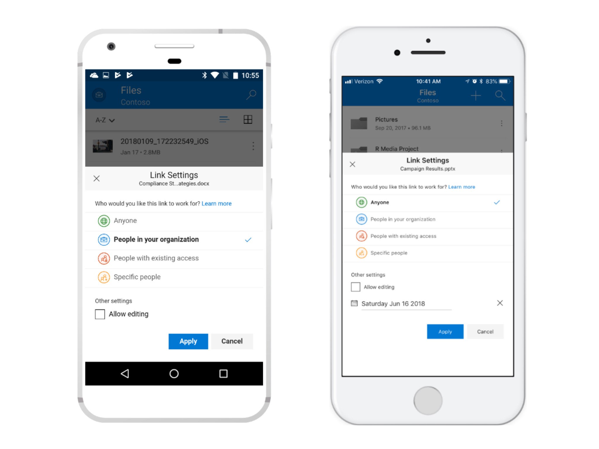 OneDrive picks up new sharing experience on Android and iOS