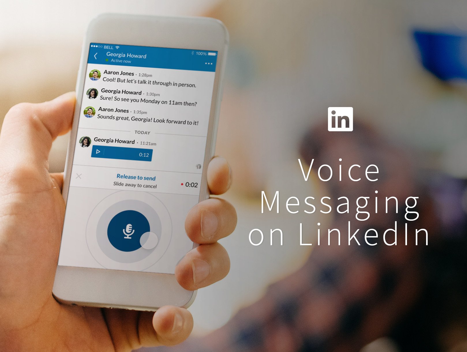 Voice messaging is coming to your LinkedIn chats
