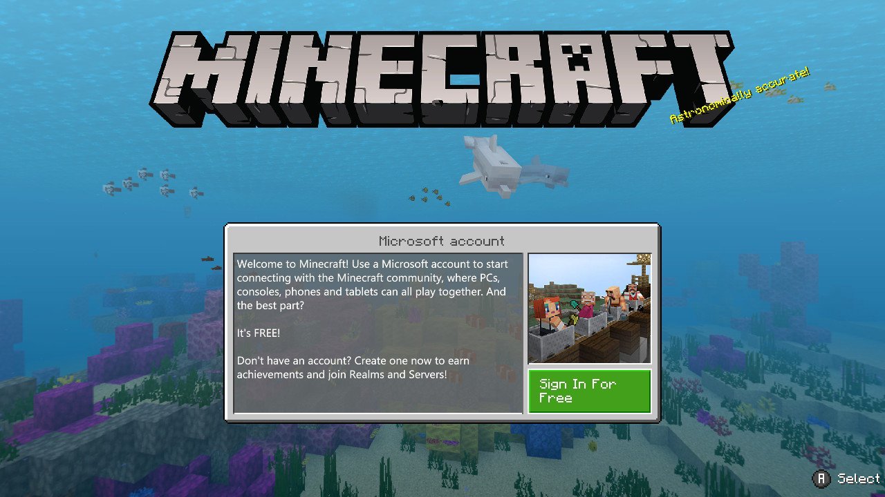 do you need nintendo switch online to play minecraft