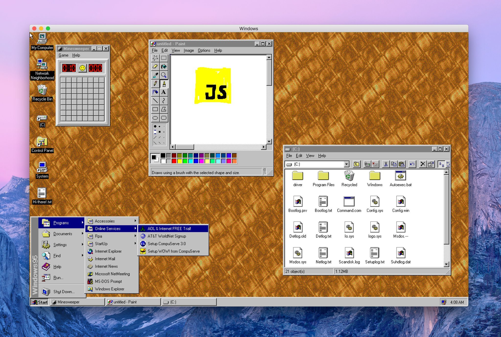 Windows 95? There's an app for that
