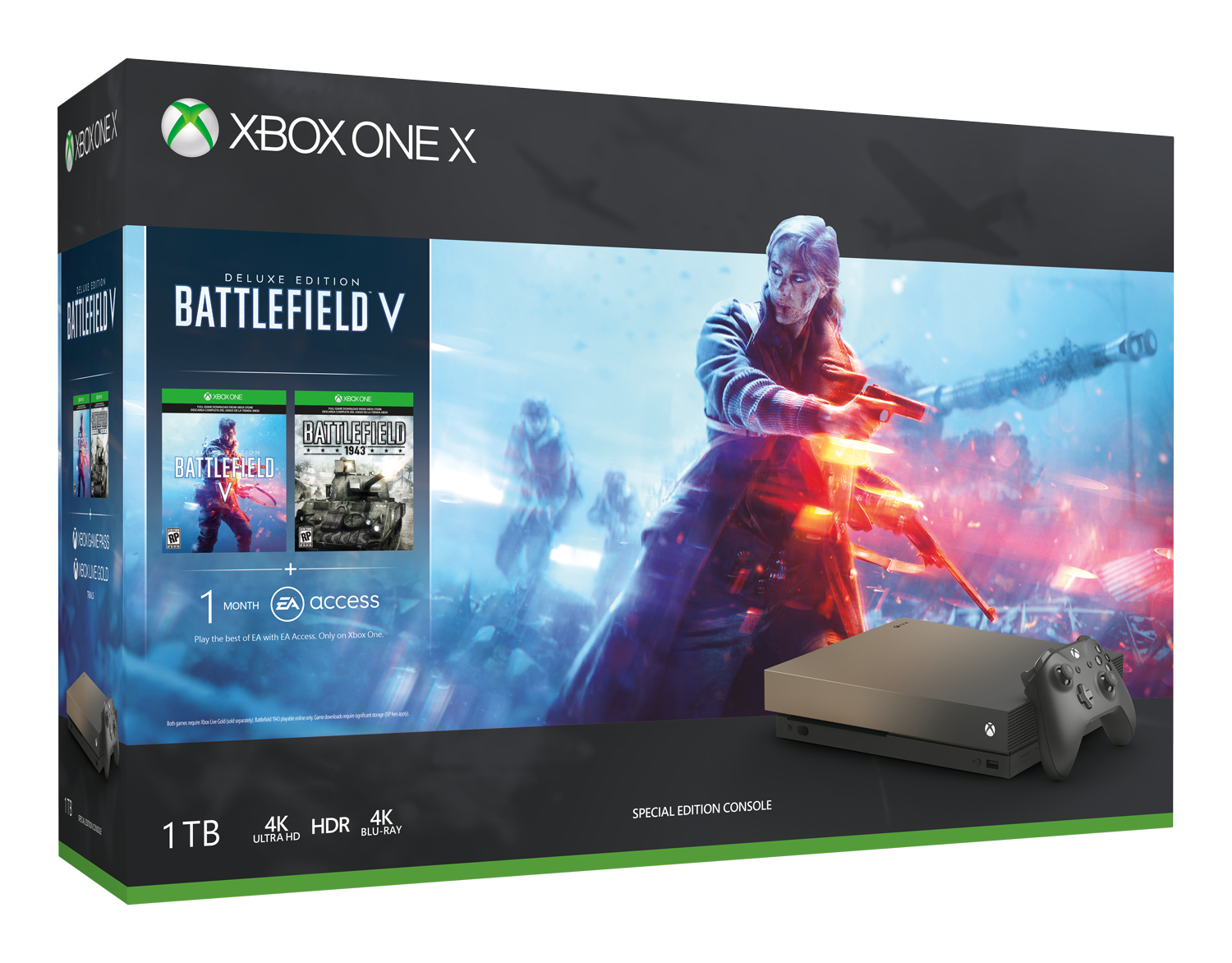 Battlefield V gets Xbox One X 'Gold Rush' special edition console ...