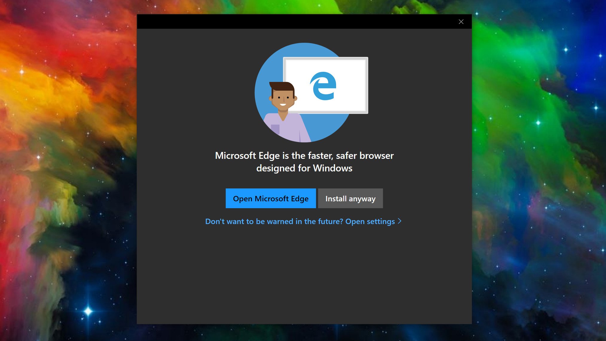 Microsoft retreats on Edge recommendation when installing Chrome and Firefox
