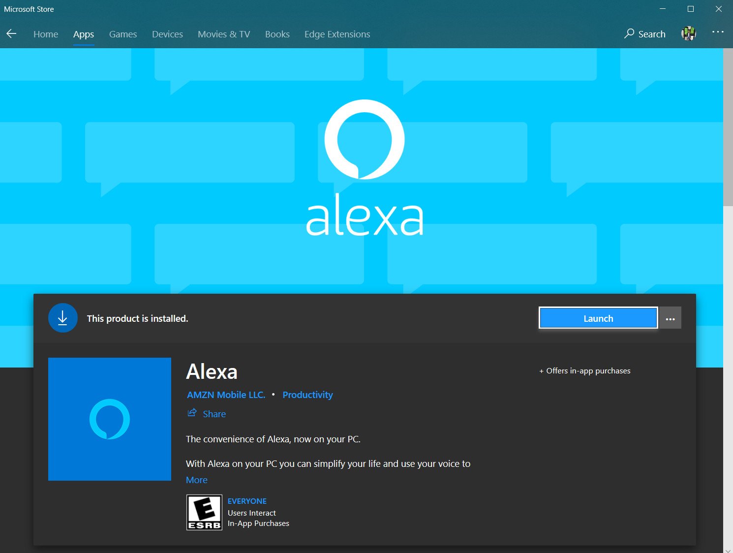 alexa app windows 10 download