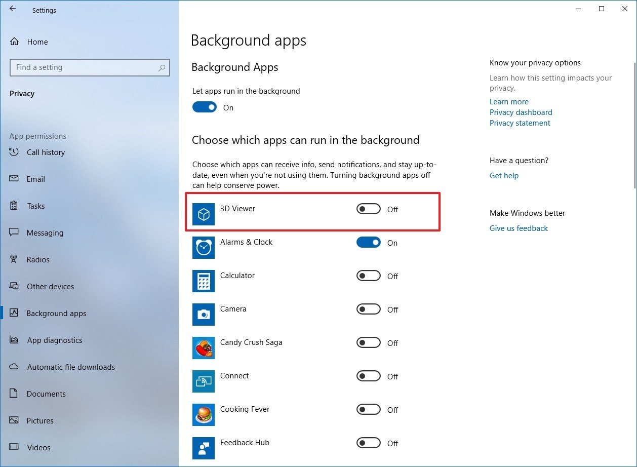 How to stop apps from running in the background on Windows 10 | Windows