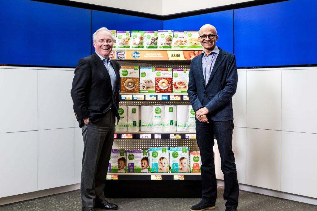 Microsoft and Kroger partner on 'connected store' pilot experience