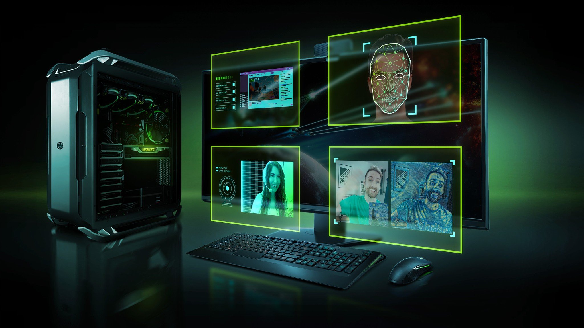 NVIDIA uses Tensor cores for AI-powered greenscreen for streamers