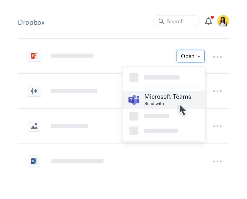 Dropbox Expands Extensions With Microsoft Teams Outlook And Many More Windows Central