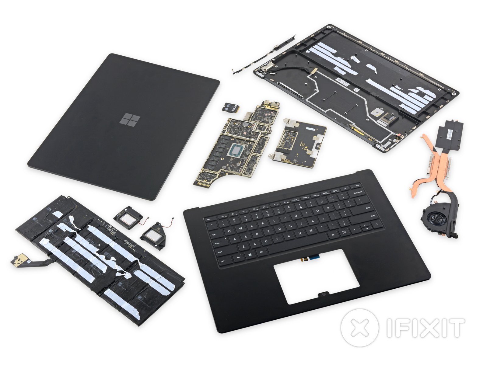 IFixit exposes guts of Surface Laptop 3, comes away surprised