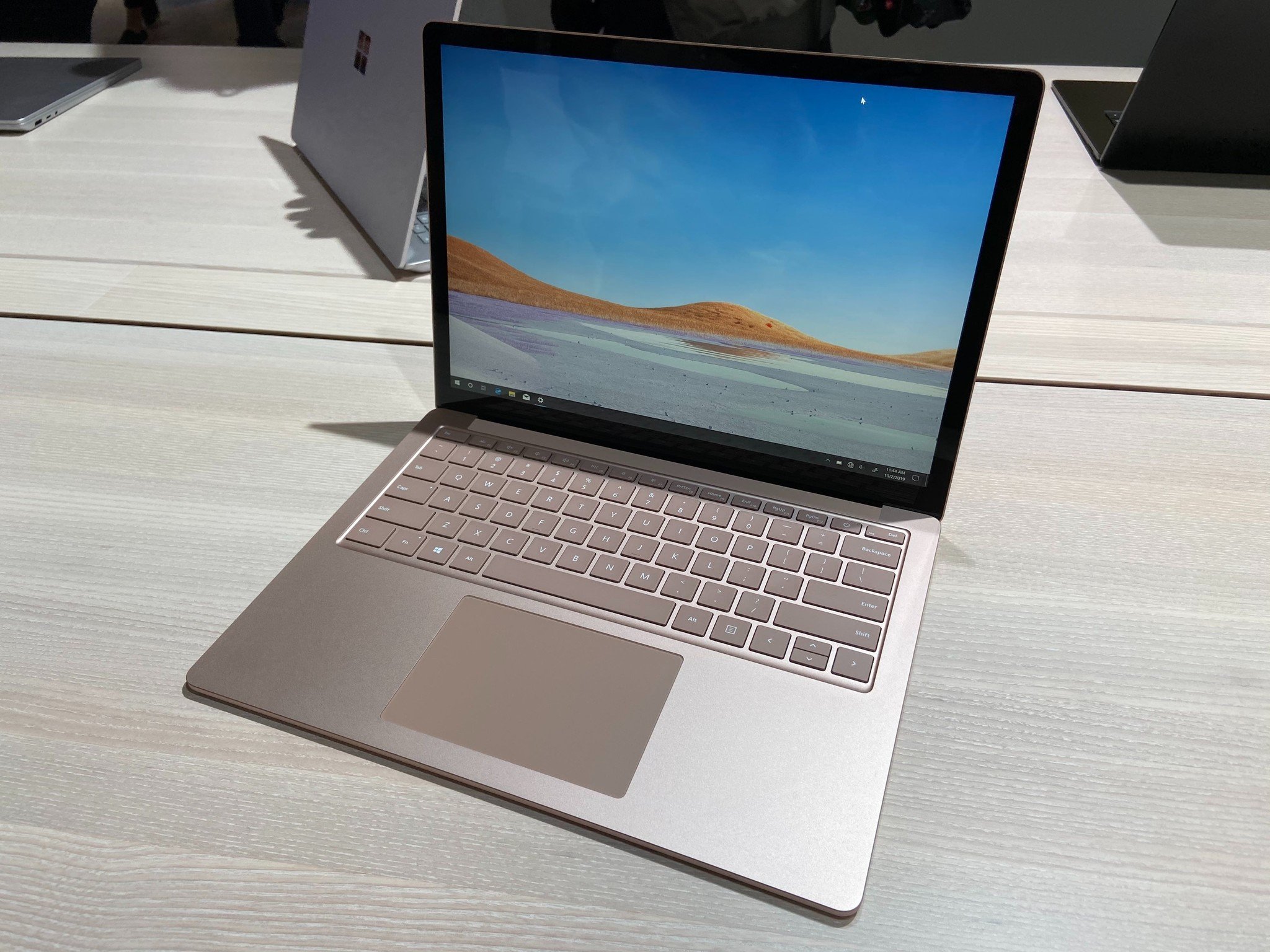 Surface Laptop 3 in front of a window