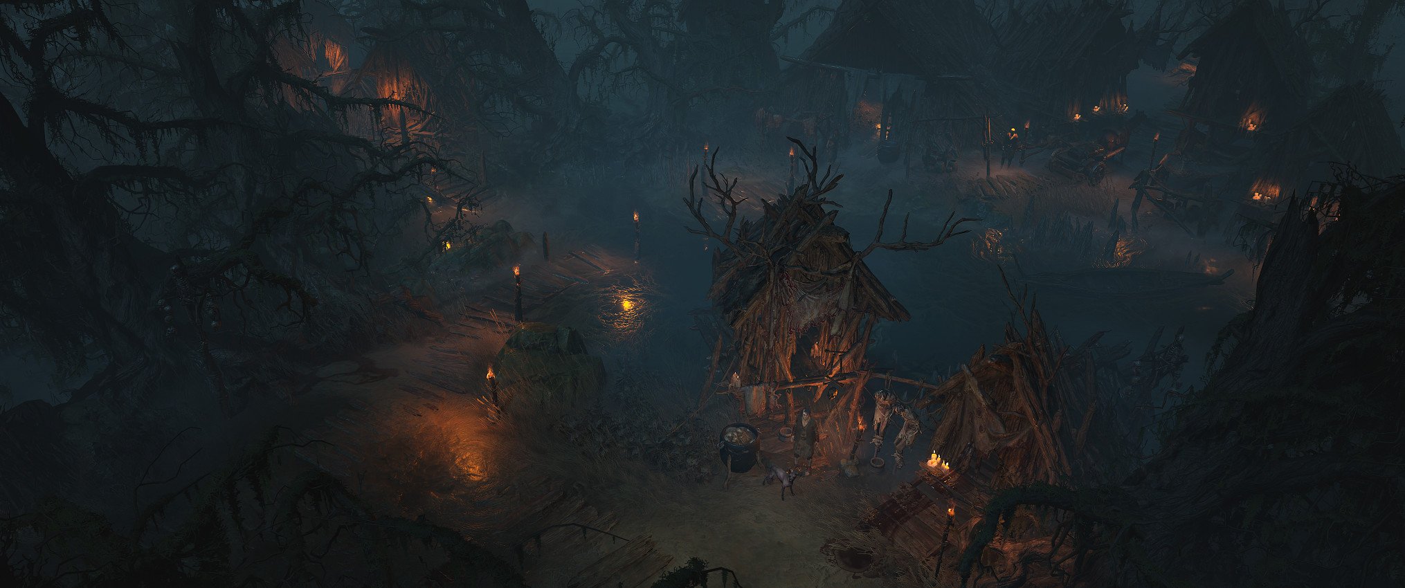 The swamps of Hawezar are home to dark things in Diablo 4