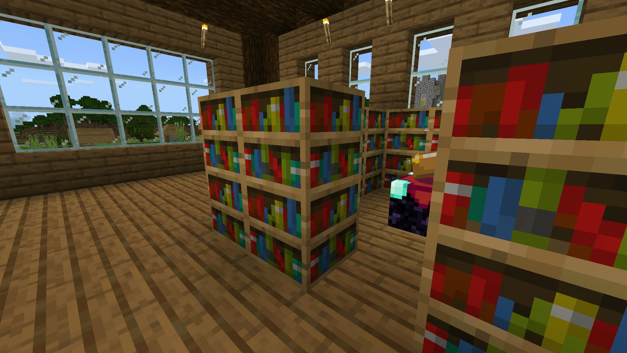 Minecraft Guide To Enchanting Setup, How Many Bookcases For Max Enchanting Table