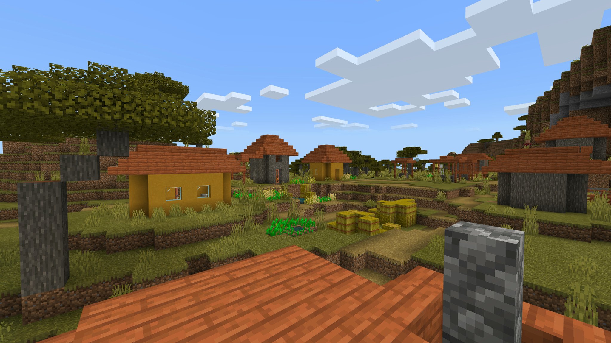 Minecraft landscape