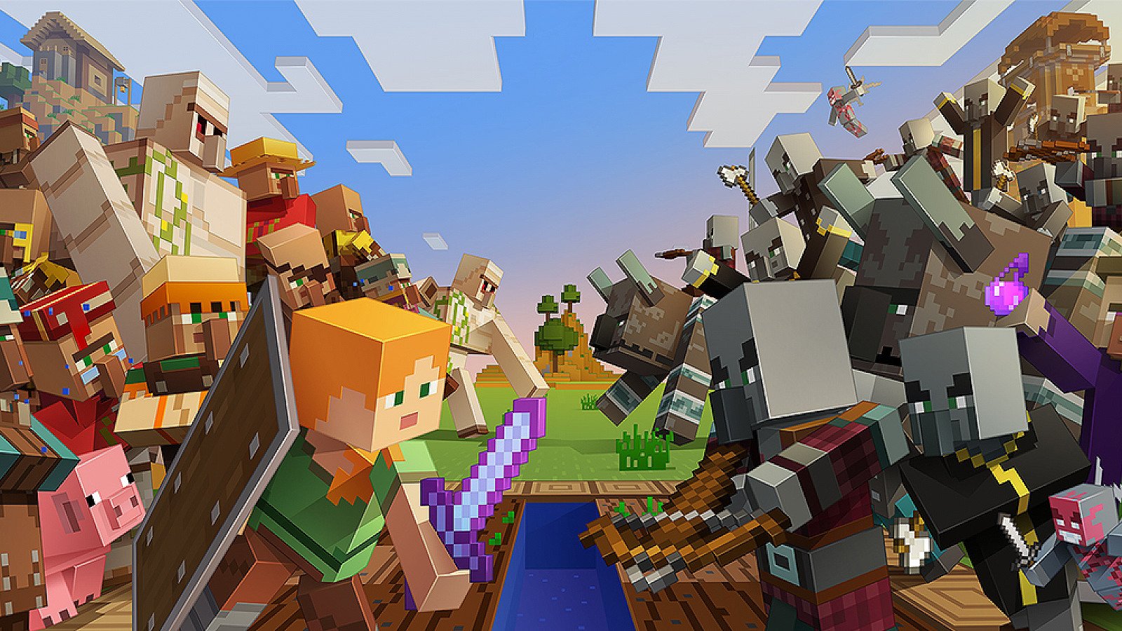 Minecraft village and plunder