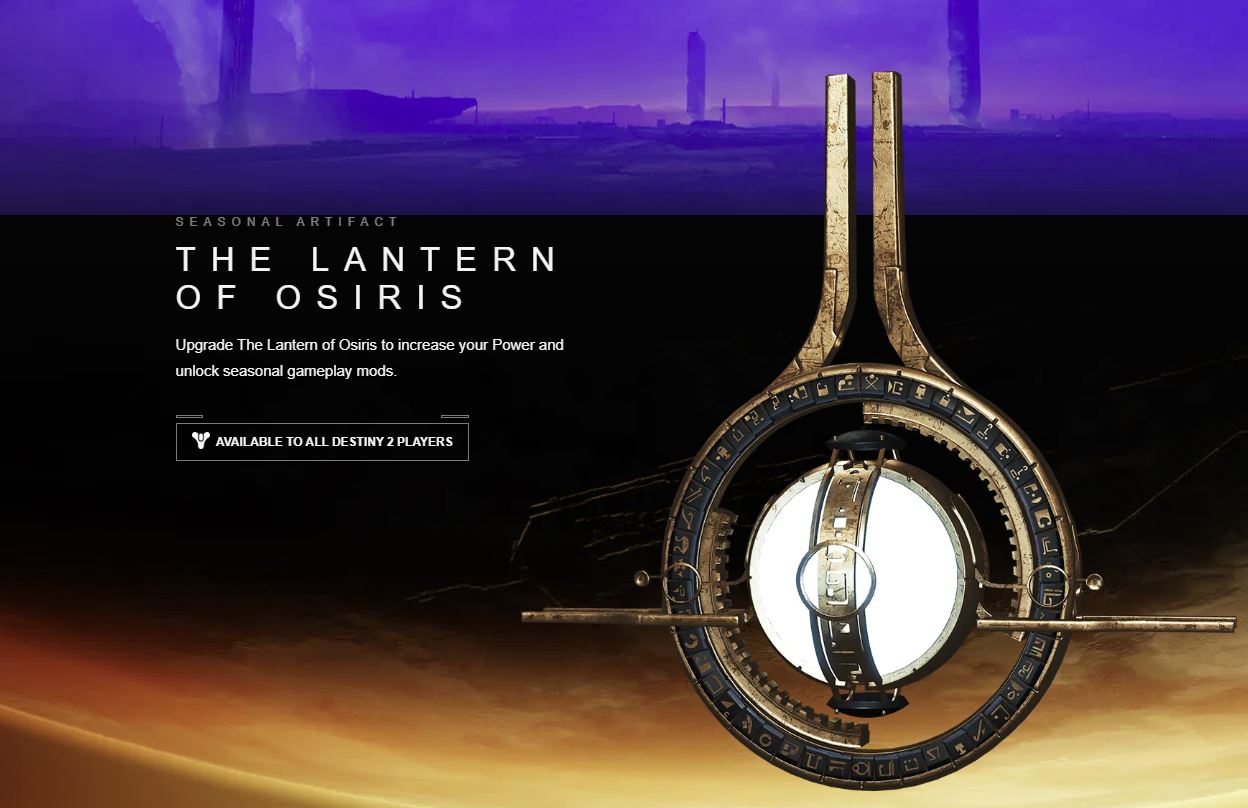 The lantern of Osiris