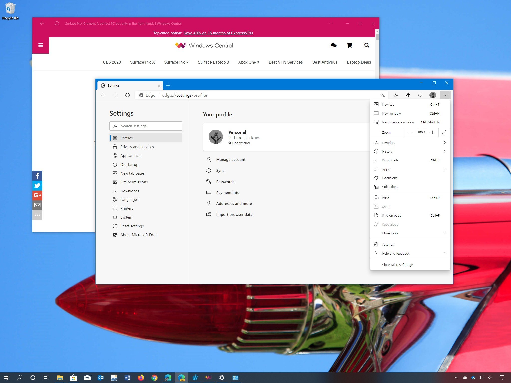 Microsoft Edge Chromium best features for Windows 10