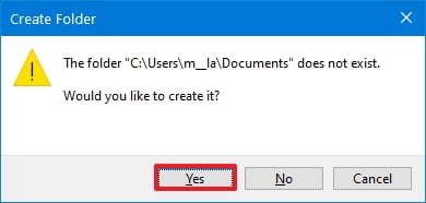 Windows 10 recreate user account folder