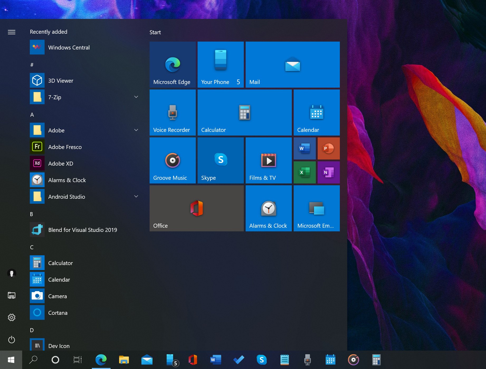 Windows 10 S New Mail And Calendar Icons Now Rolling Out To The Public Windows Central This soothing beachy aesthetic that'll fill you with calmness every time you check the time mail and calendar icons