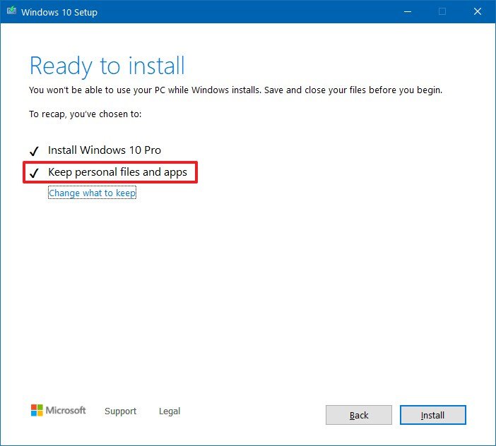 Windows 10 May 2020 Update ISO upgrade