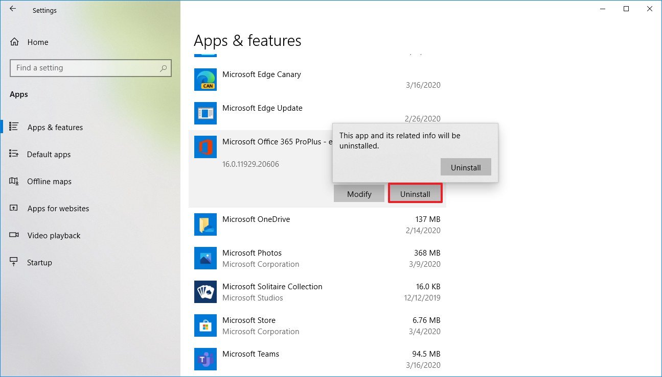Windows 10 uninstall app before upgrade