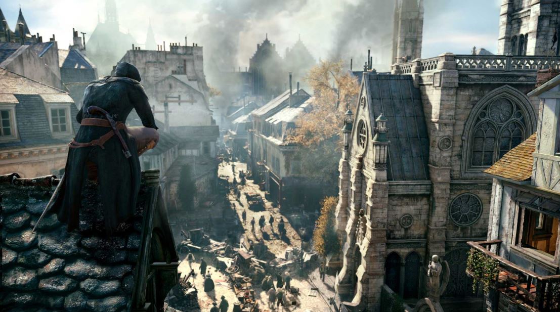 Assassins Creed Unity Arno Rooftops