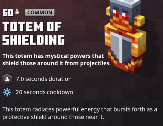 Minecraft Dungeons Totem Of Shielding