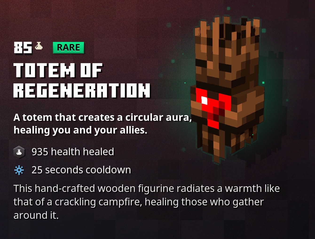 Minecraft Dungeons Emerald Farm Totem Of Regeneration