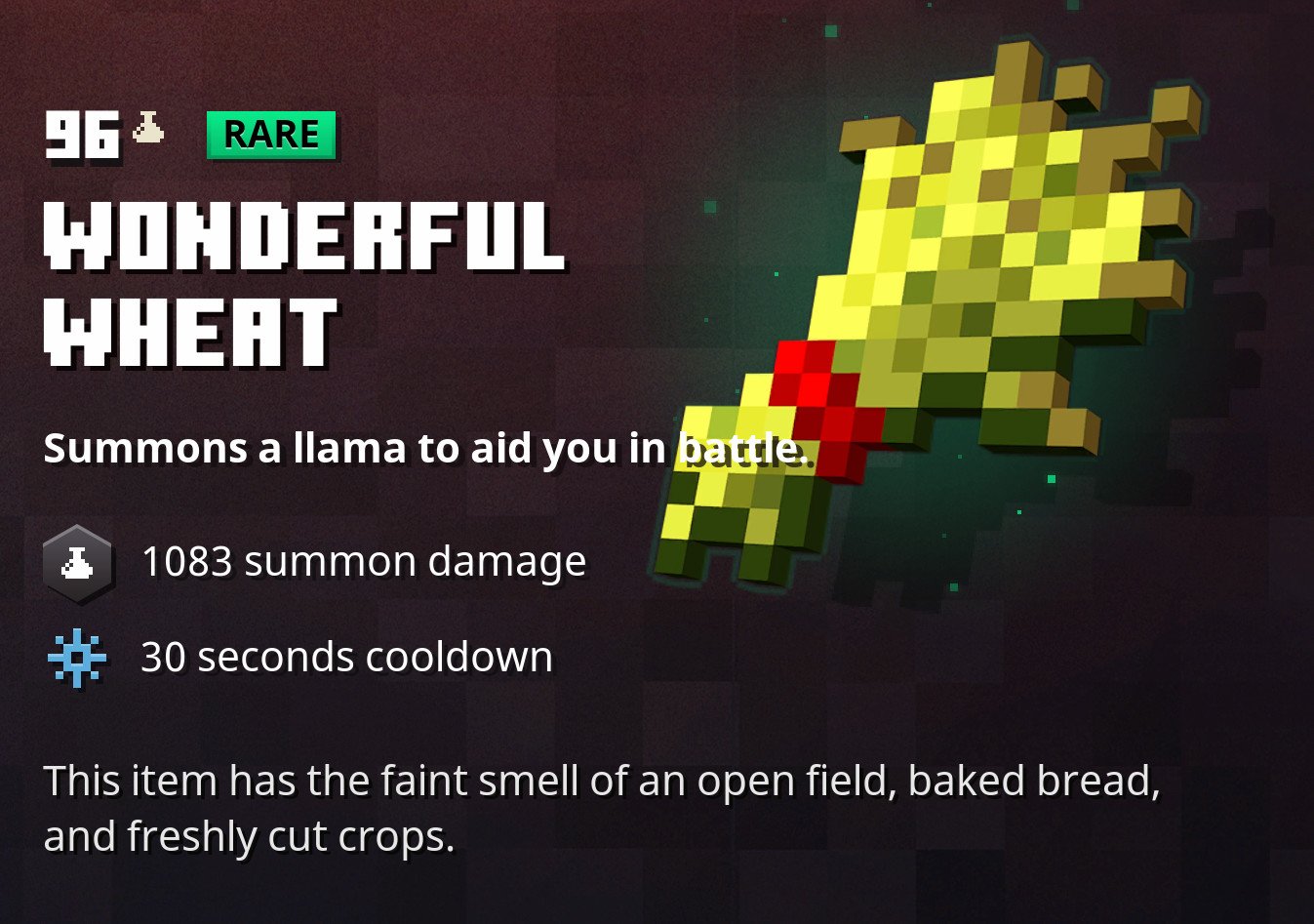 Minecraft Dungeons Emerald Farm Wonderful Wheat