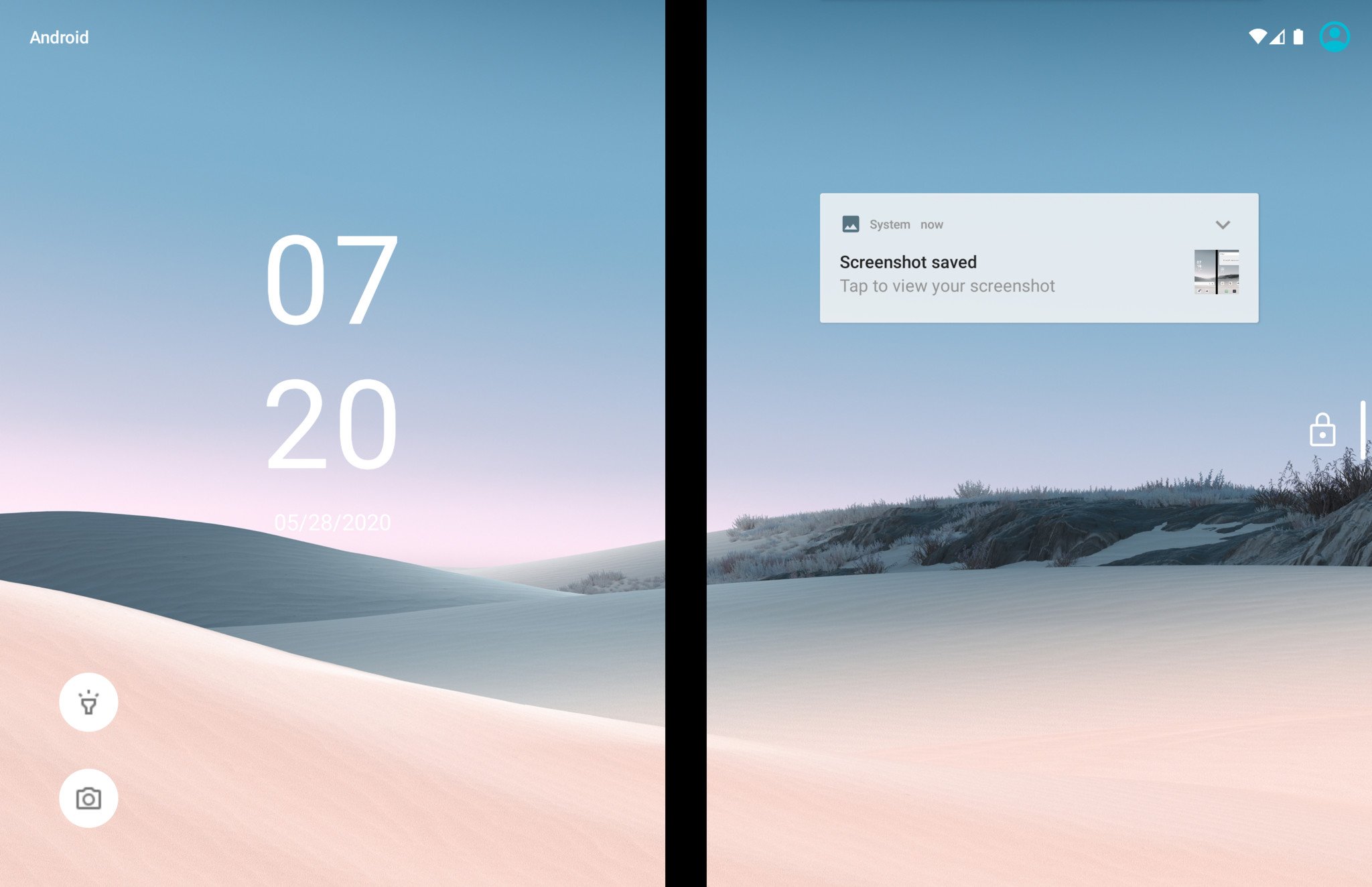 Surface Duo Lockscreen