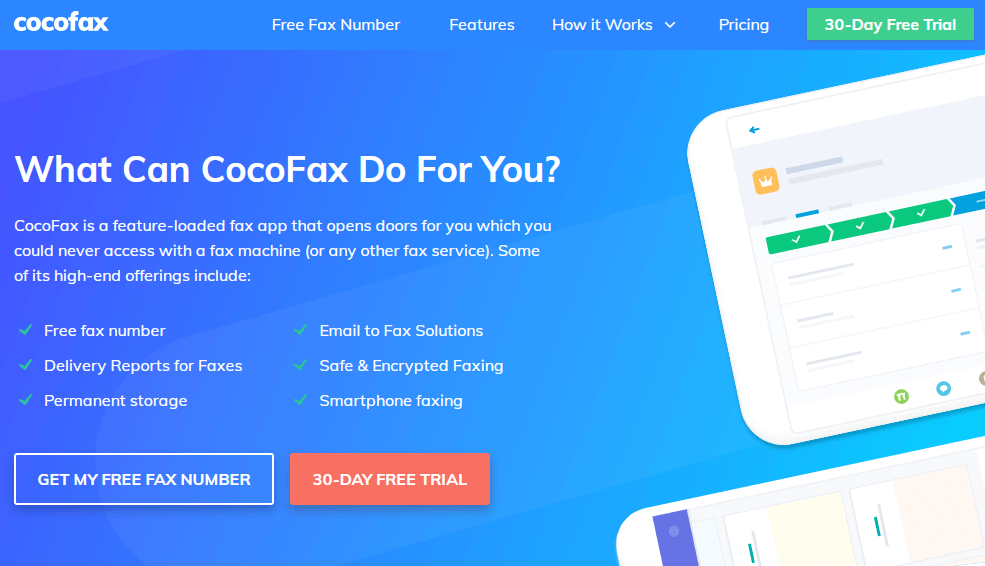 Cocofax Features