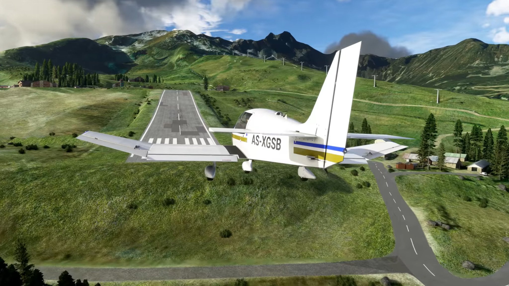Microsoft Flight Simulator 2020 Sloped Runway