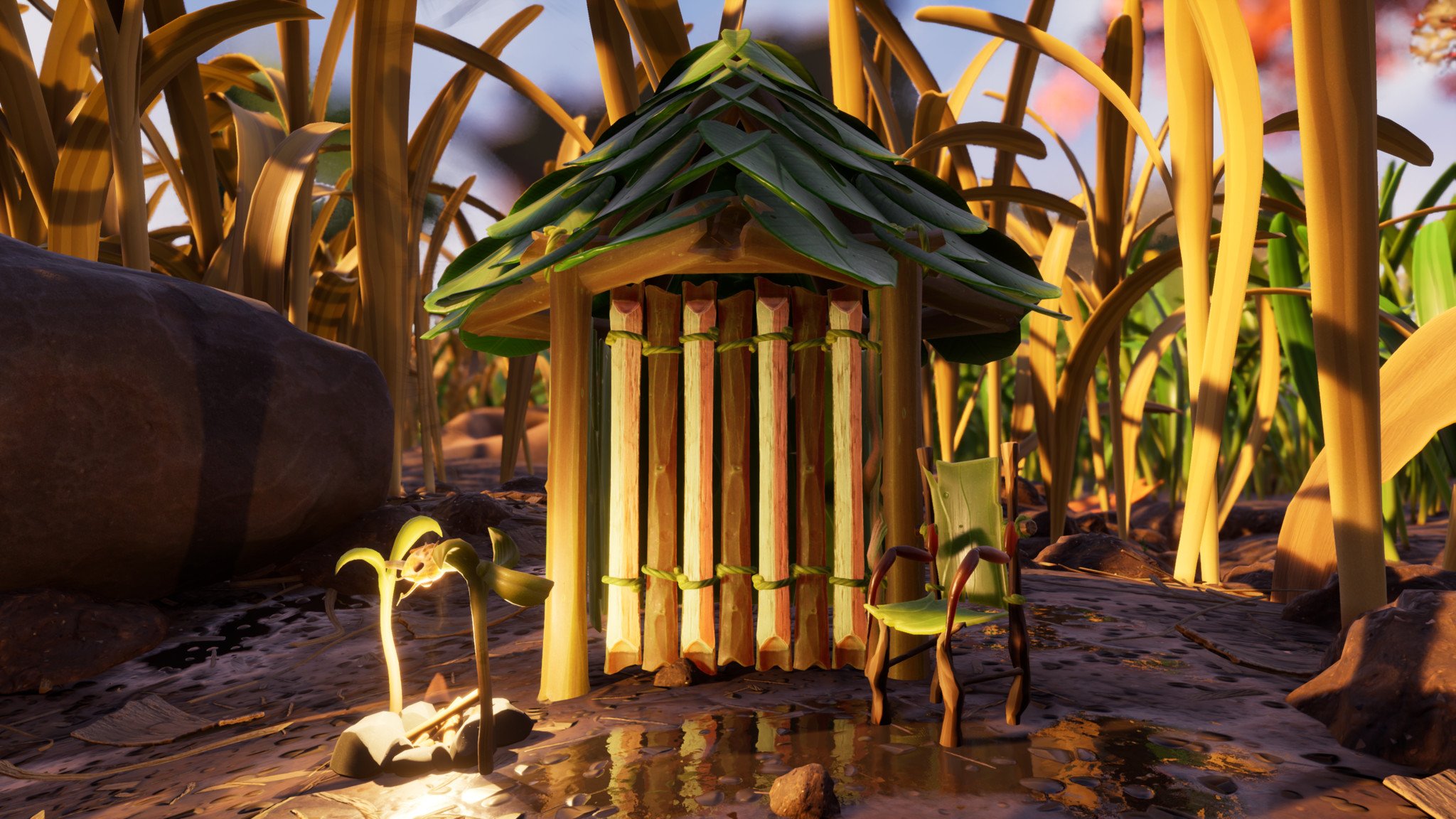 Capture d'écran de Grounded Tiny Hut