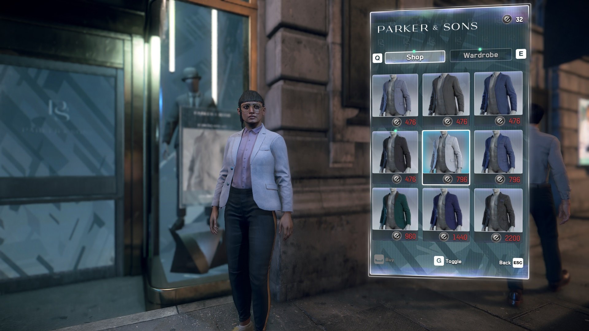 Watch Dogs Legion Clothing Parker Sons