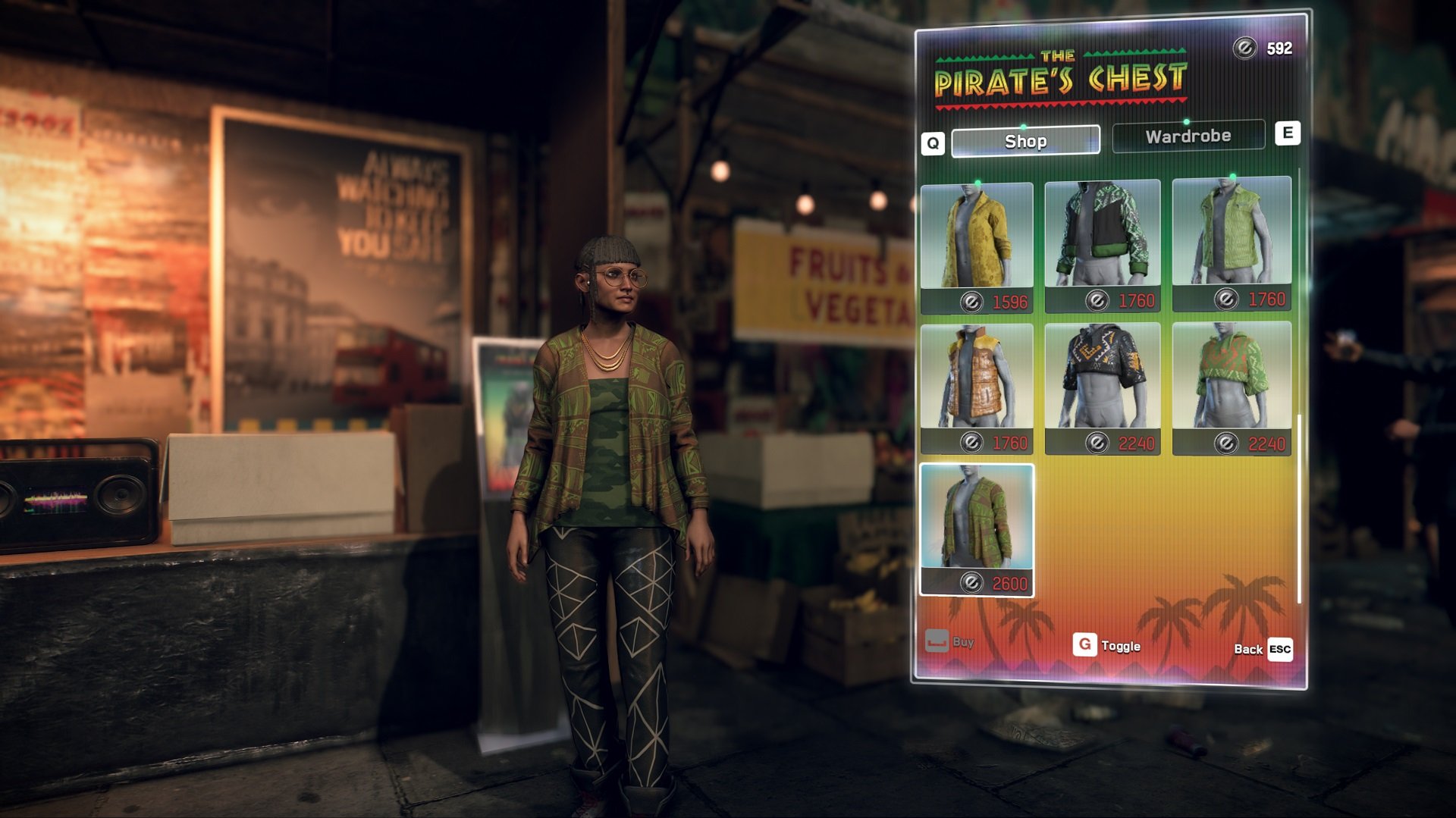 Watch Dogs Legion Clothing The Pirates Chest