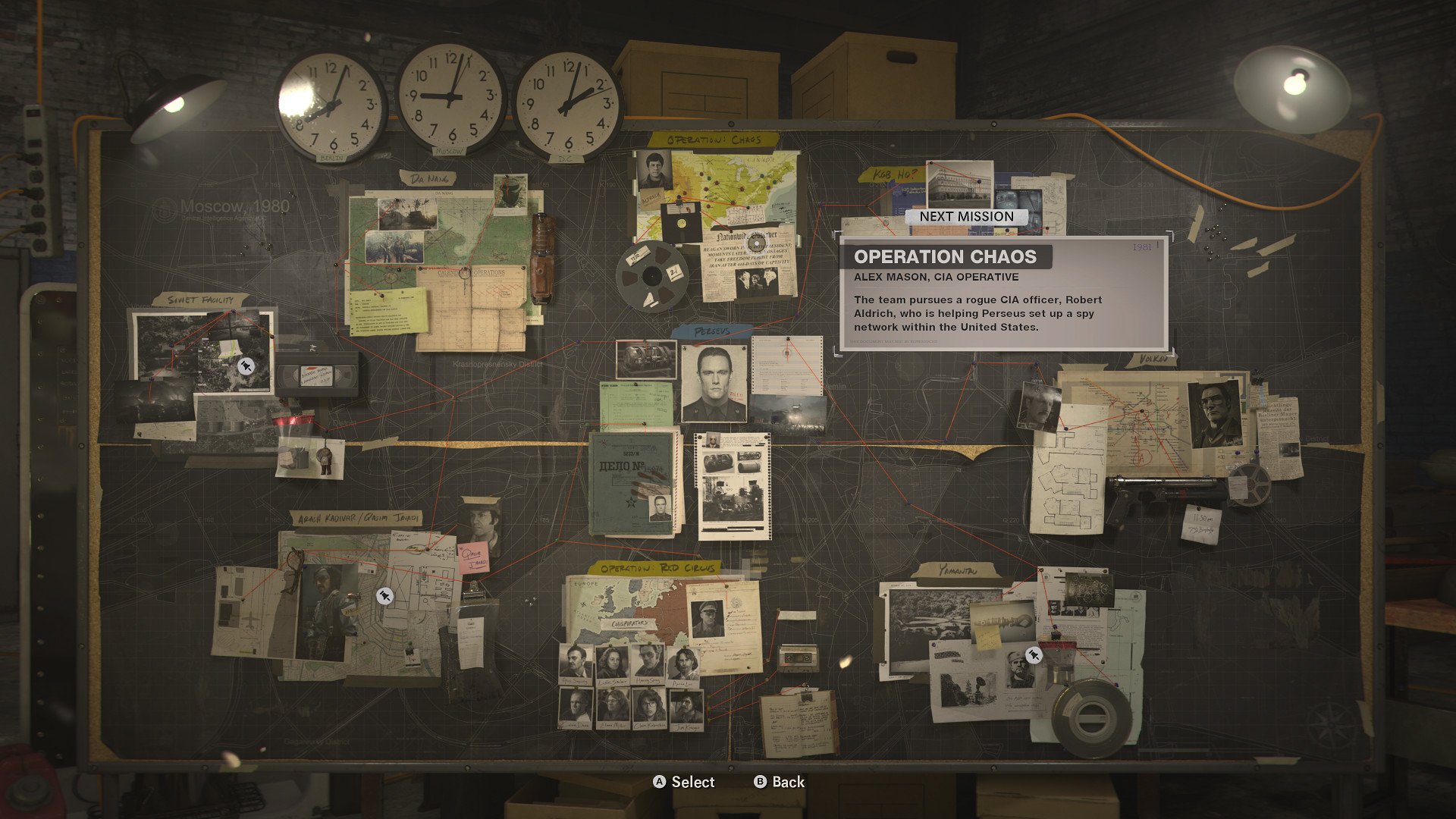 Call Of Duty Black Ops Cold War Evidence Board