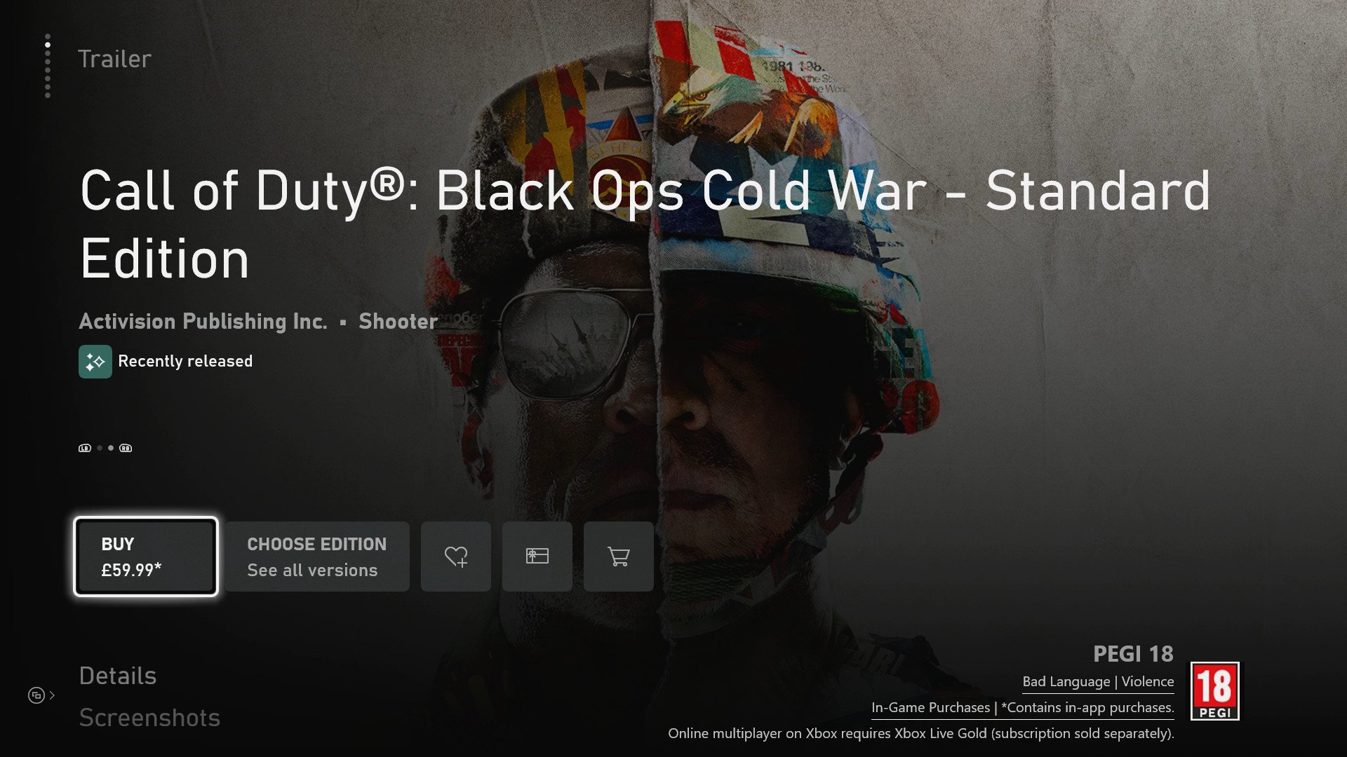 Call Of Duty Black Ops Cold War Microsoft Store