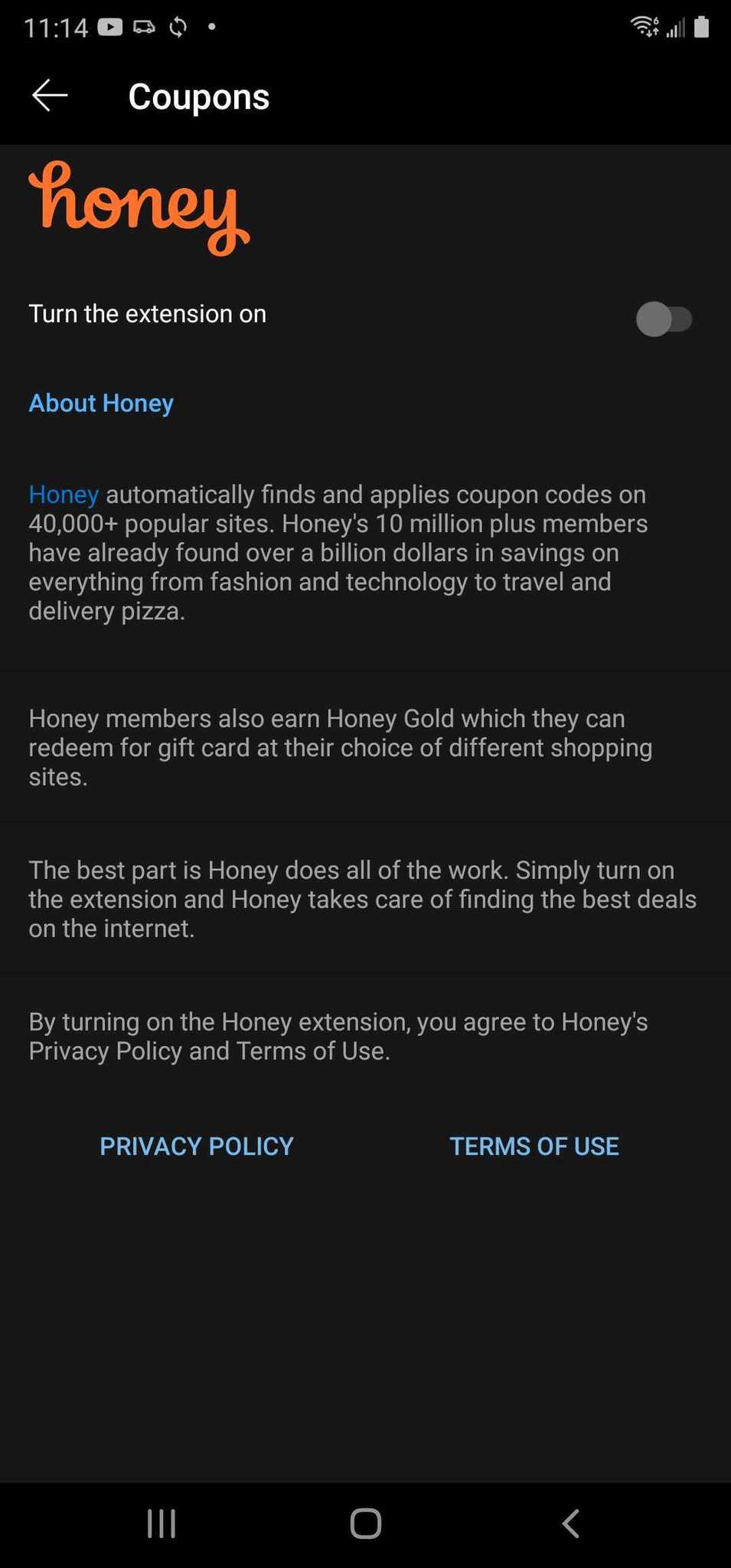 Edge Honey Android