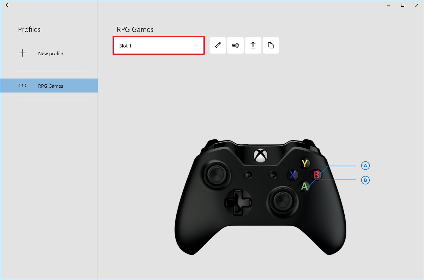 Make remap Xbox profile the default on Windows 10